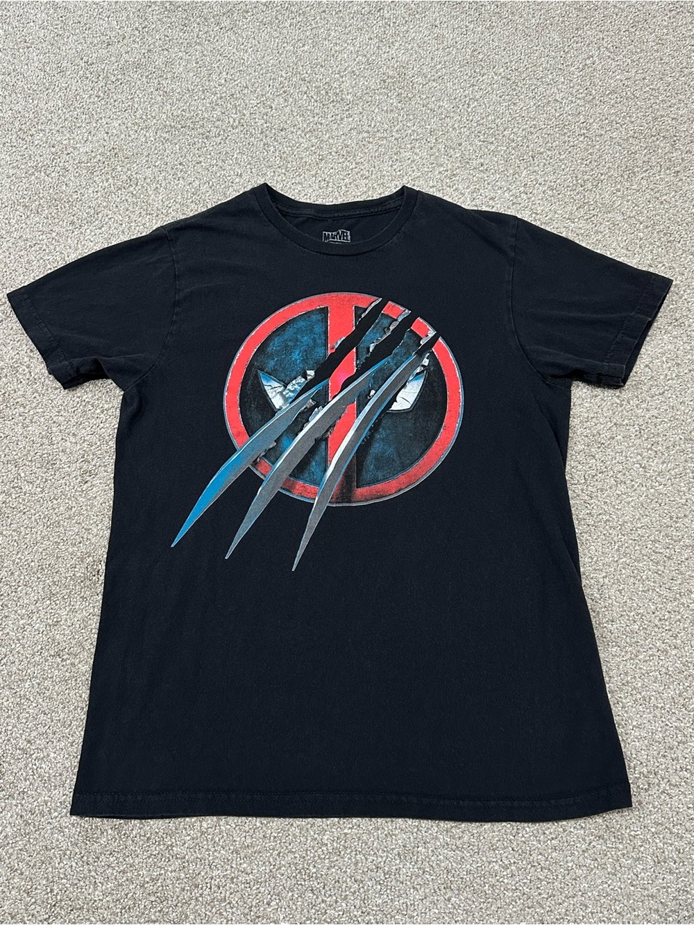 Marvel Men’s/Young Men’s Deadpool Wolverine Graphic Short Sleeve Tee